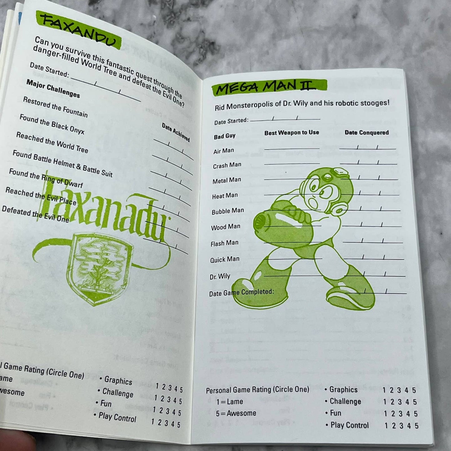 ORIGINAL Nintendo Power Info File Game Keeper Book Nintendo NES UNUSED TJ6