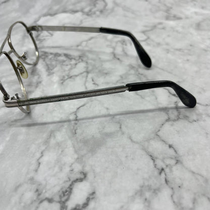 Vintage Art Craft Chrome Aviator Frame Eyeglasses 5 1/4 TD1-2