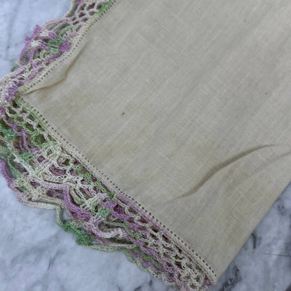 Lot of 6 Vintage Embroidered Handkerchiefs TJ6