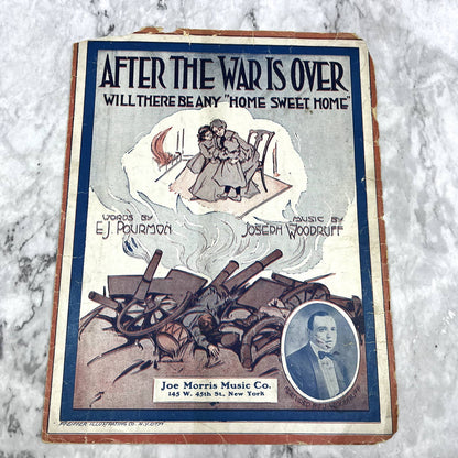 After the War is Over WWI Joseph Woodruff 1917 Sheet Music TK2-SM-1