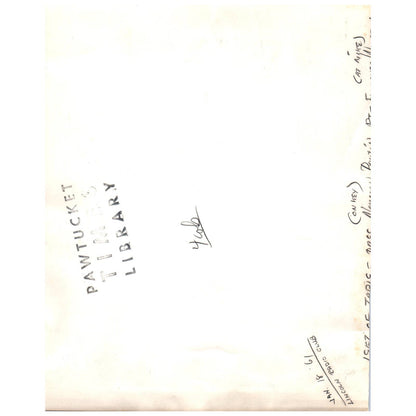 c1920 Hotel Powhatan Blank Letterhead Washington D.C. Home of the Auto Tourist AC9