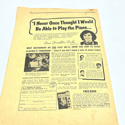 1954 Dec Cowboy Songs Magazine Webb Pierce Hank Williams Jim Early V37-3