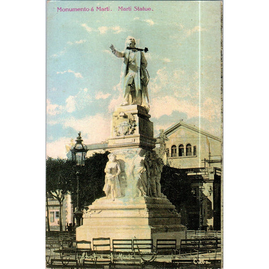 Monumento a Marti Havana Cuba Original Postcard TK1-P16
