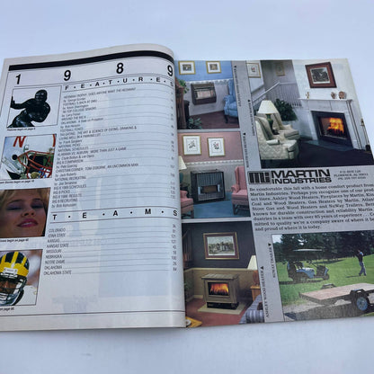 1989 Lindy's Big Eight Football Annual Magazine Nebraska Cornhuskers TH6