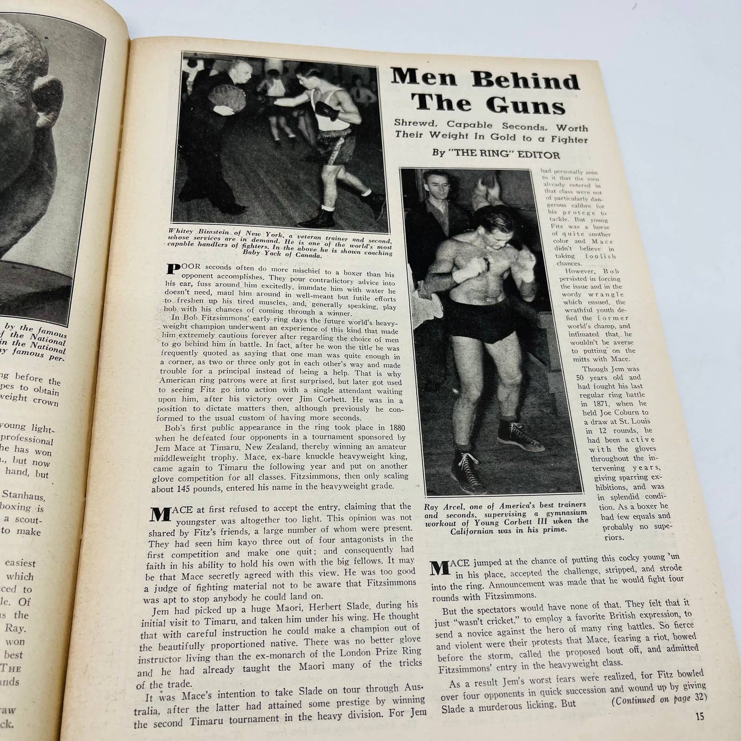 1950 Sept - The Ring Boxing Magazine – Lee Savold Cover TA5