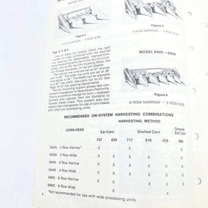 Original 1985 New Idea Operator's Manual US-229 Corn Heads TB9