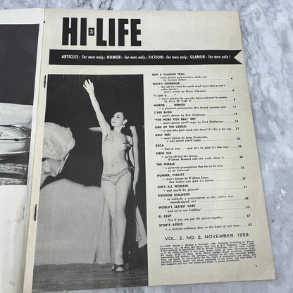 Hi-Life Men's Magazine November 1959 Articles Humor Harry Schreiner TK2-SM4