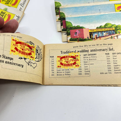 1960s Huge Top Value Stamp Saver Book Lot TE7