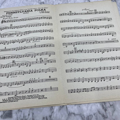 Pennsylvania Polka Fox Trot Big Band Chart Arrangement Sheet Music TH5