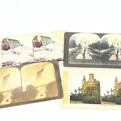 c1900 Lot of 26 Stereo View Cards Featuring VICTORIAN People and Places TA9