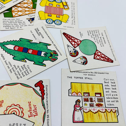 Cope's Kenilworth Cigarette Trading Cards 1925 Country Fair - 25 Card Set SF4