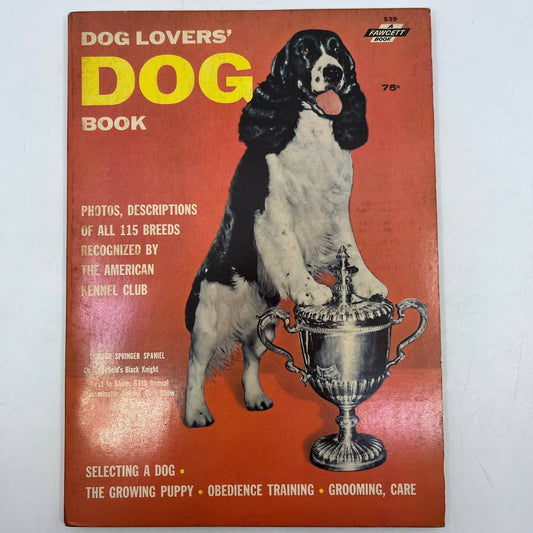 1963 Dog Lovers' Dog Book -  English Springer Spaniel Dog Breed Photos TH7