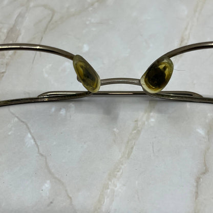 Safilo Elasta 3069 Italy Gold Tone Men’s Aviator Eyeglasses Frames TK2-G1-1