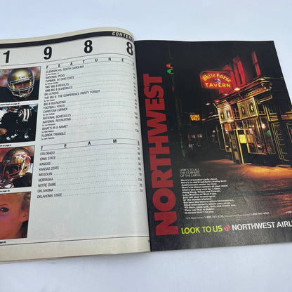 1988 Lindy's Big Eight Football Annual Magazine Clemson Colorado TH6