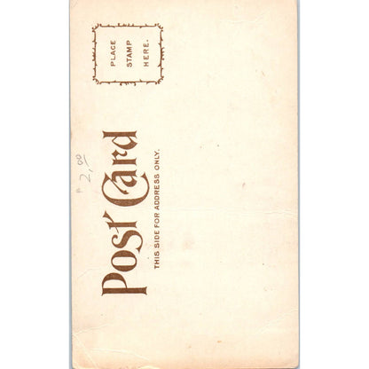 1905 Basketball Player Blimline College Brand Clothes Original Postcard TK1-24