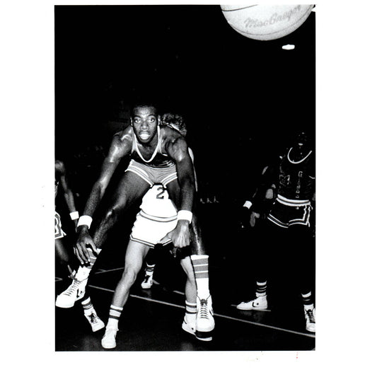 1982 Press Photo Basketball Gibbs Gladiators Alfred Desaw 8x10" AD3