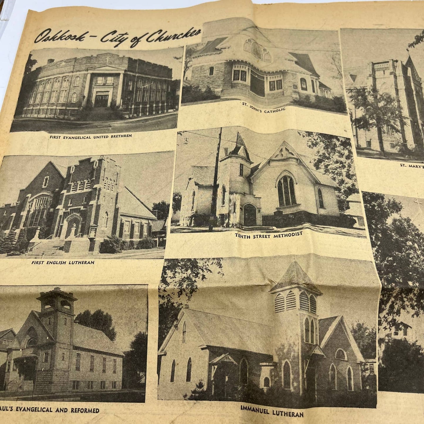 1953 June 12 OSHKOSH DAILY NORTHWESTERN Newspaper Centennial Edition No. 2 TI6-1