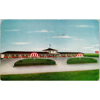 Luxor Motel Sherbrooke Quebec 1956 - Original Postcard TJ7-RP2