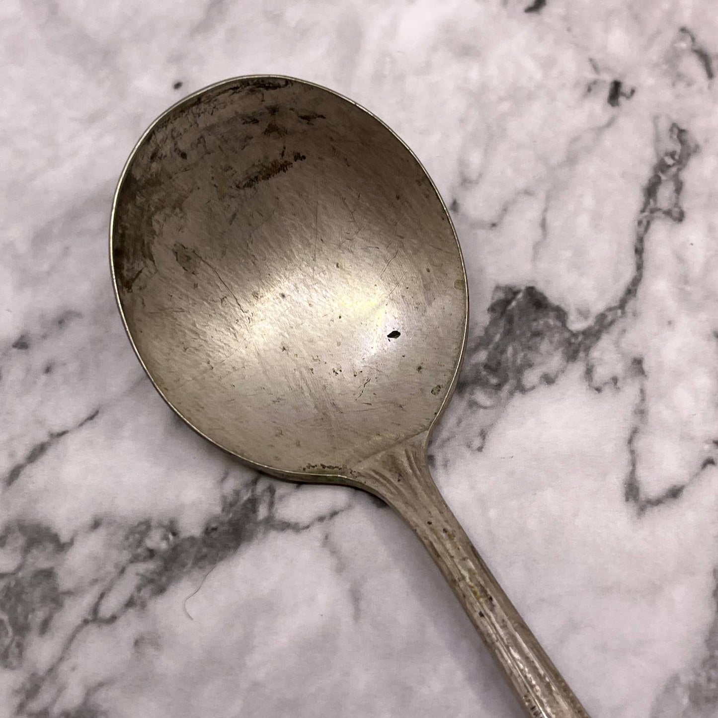 Vintage E.P.N.S. Celtic Plate Soup Spoon 6.5" SA2