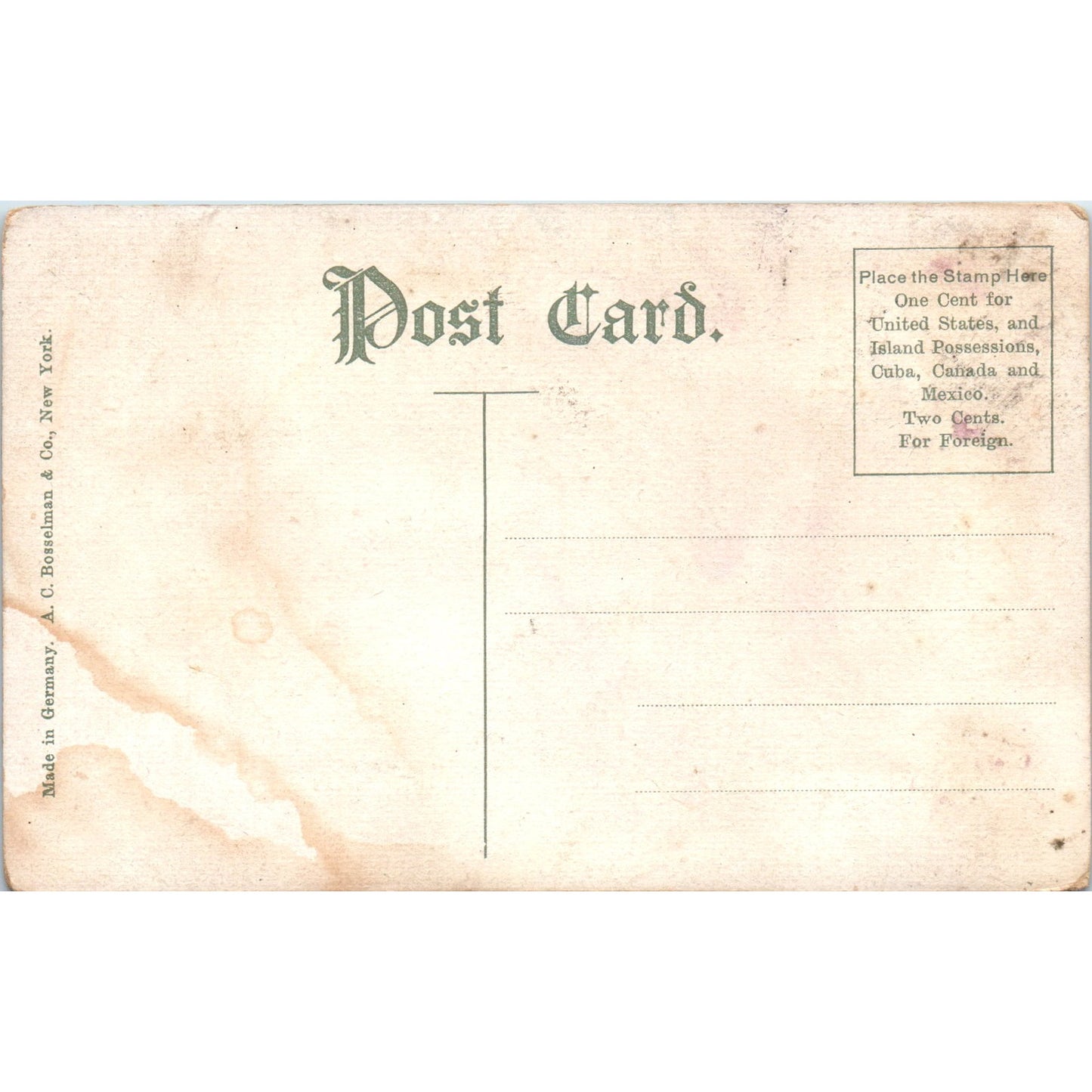Smithsonian Institute c1910 Washington D.C. Original Postcard P1-16