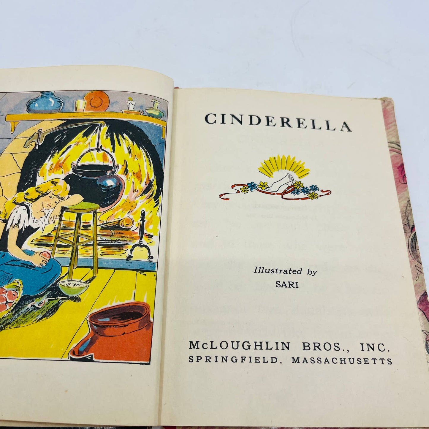 1940 CINDERELLA The Little Color Classics Hardcover Illustrated BA4