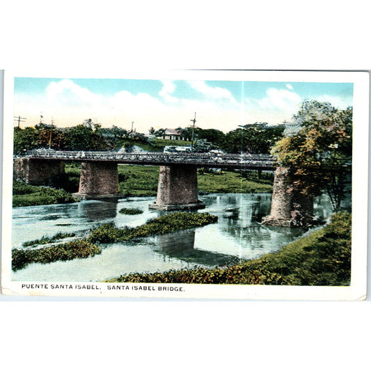 Santa Isabel Bridge Havana Cuba Original Postcard P3-1