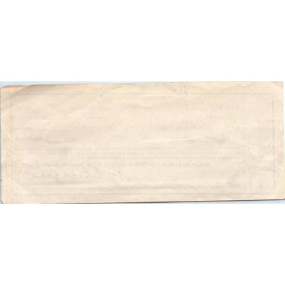 1930 The Noble County Bank Check Ray E. Creager Kendallville IN AD8
