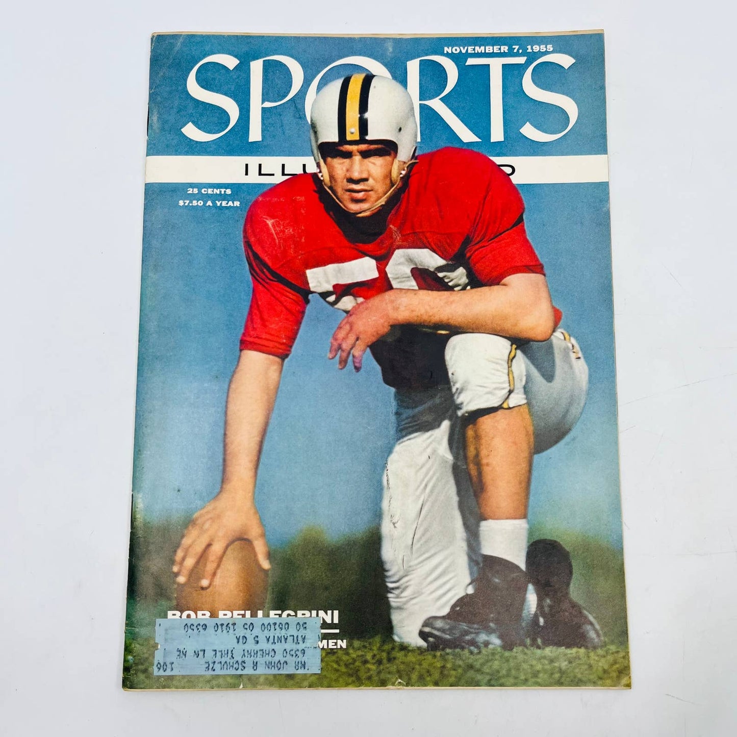 Sports Illustrated Nov. 7, 1955 (Bob Pellegrini, Maryland) Football TB2