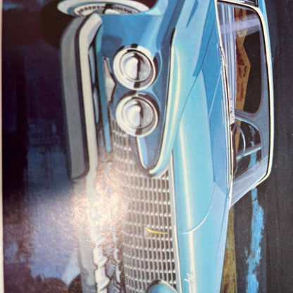 1961 Plymouth Valiant Chrysler Full Color Deluxe Sales Brochure Fury Suburban B4