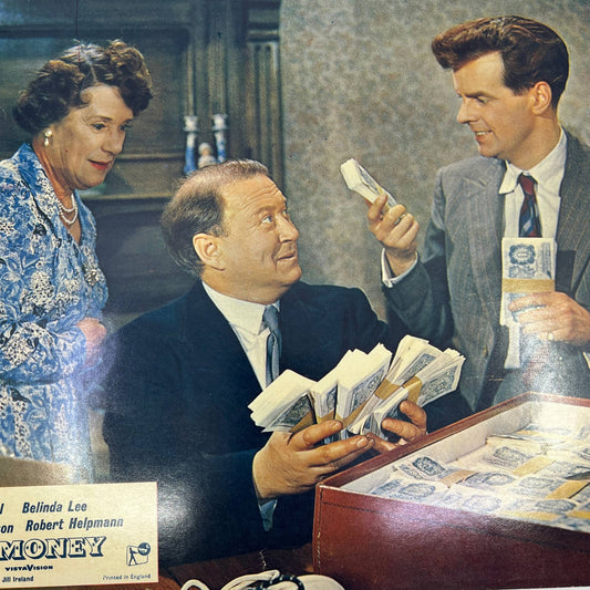 1958 The Big Money Ian Carmichael Belinda Lee 11x14 British Lobby Card 2 FL4