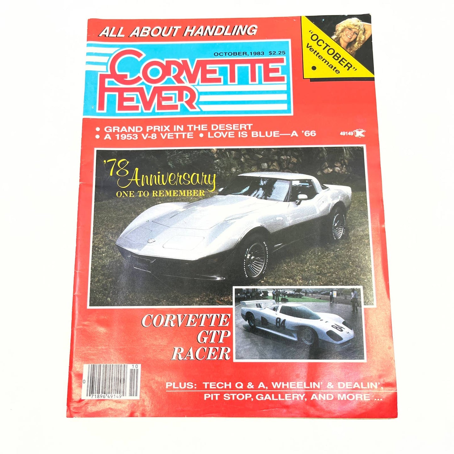 1983 Sept/Oct Corvette Fever Magazine Corvette GTP Racer TG1