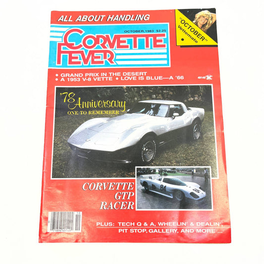 1983 Sept/Oct Corvette Fever Magazine Corvette GTP Racer TG1