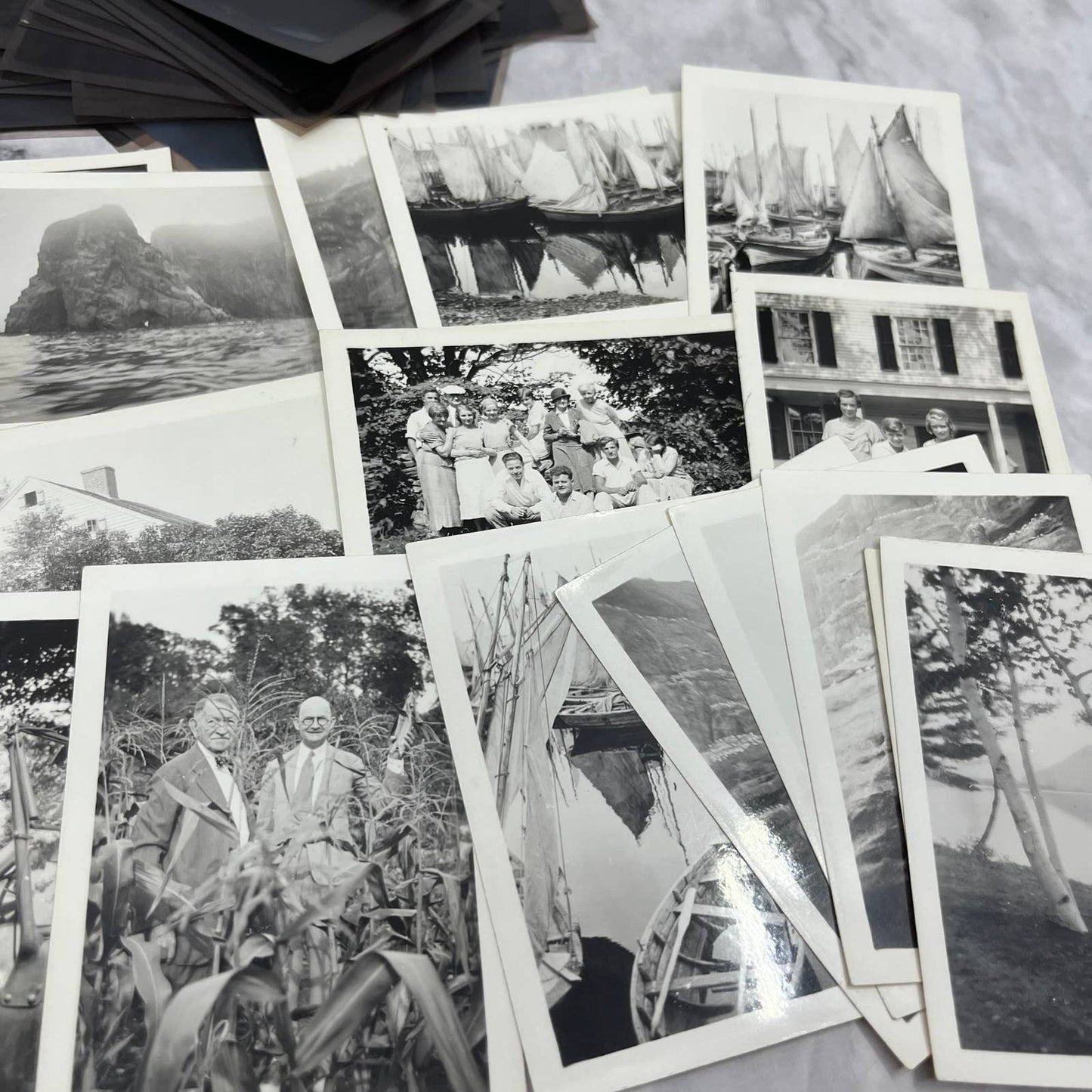 1932 Collection of Photos & Negatives East Coast Vacation Views TJ9-PG6