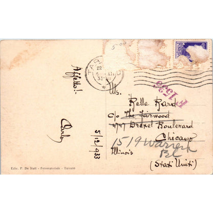 Taranto Sommergibile Al Passaggio Del Ponte - Original RPPC Postcard TJ7-RP1