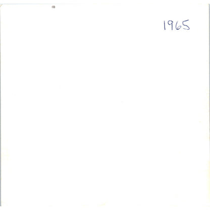 1965 Photograph Little Girl With Christmas Tree and Presents 5" SE5