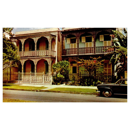 Vintage Postcard - Vieux Carre New Orleans Residence TJ7-1
