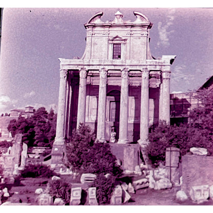 1960s Cortina, Foro Romano Italy Travel Slide Set of 4 2x2 Slides TK2-S4-11