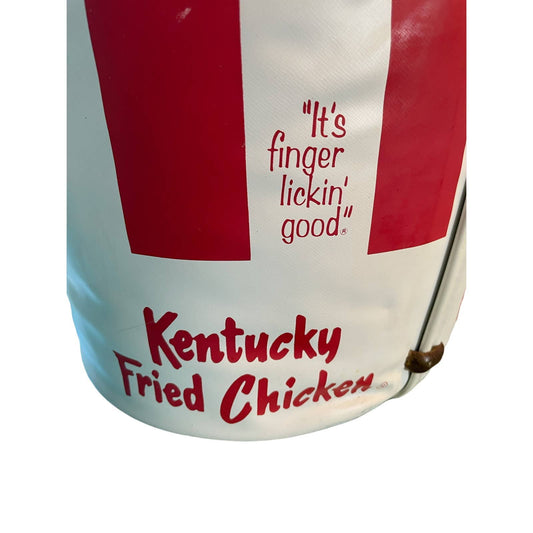 RARE Vintage Retro KFC Kentucky Fried Chicken Double Bucket Warmer Cooler Tote