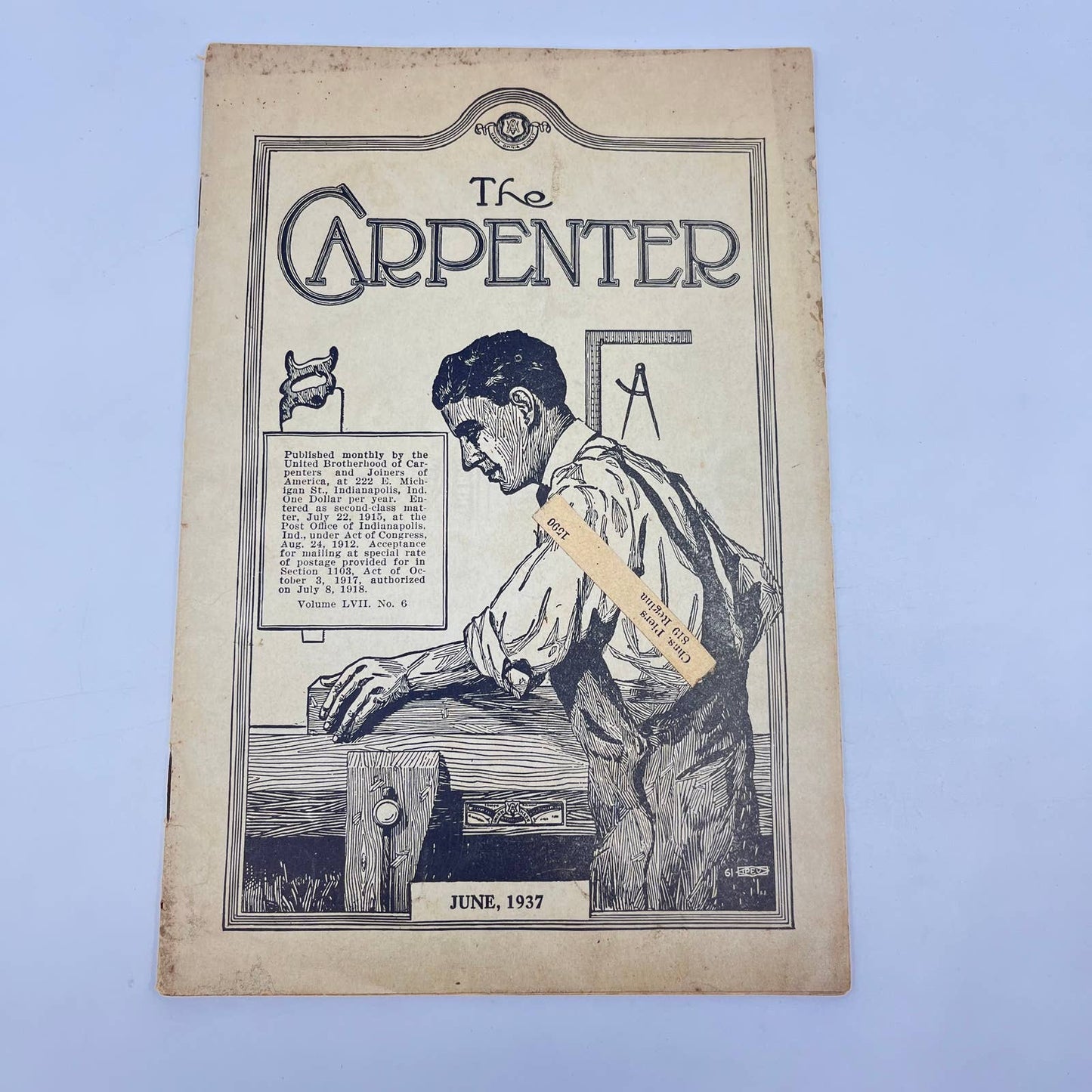 1937 June The Carpenter Magazine Vol. LVII No. 6 TF2