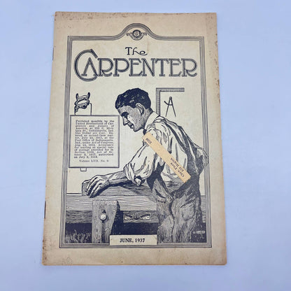 1937 June The Carpenter Magazine Vol. LVII No. 6 TF2