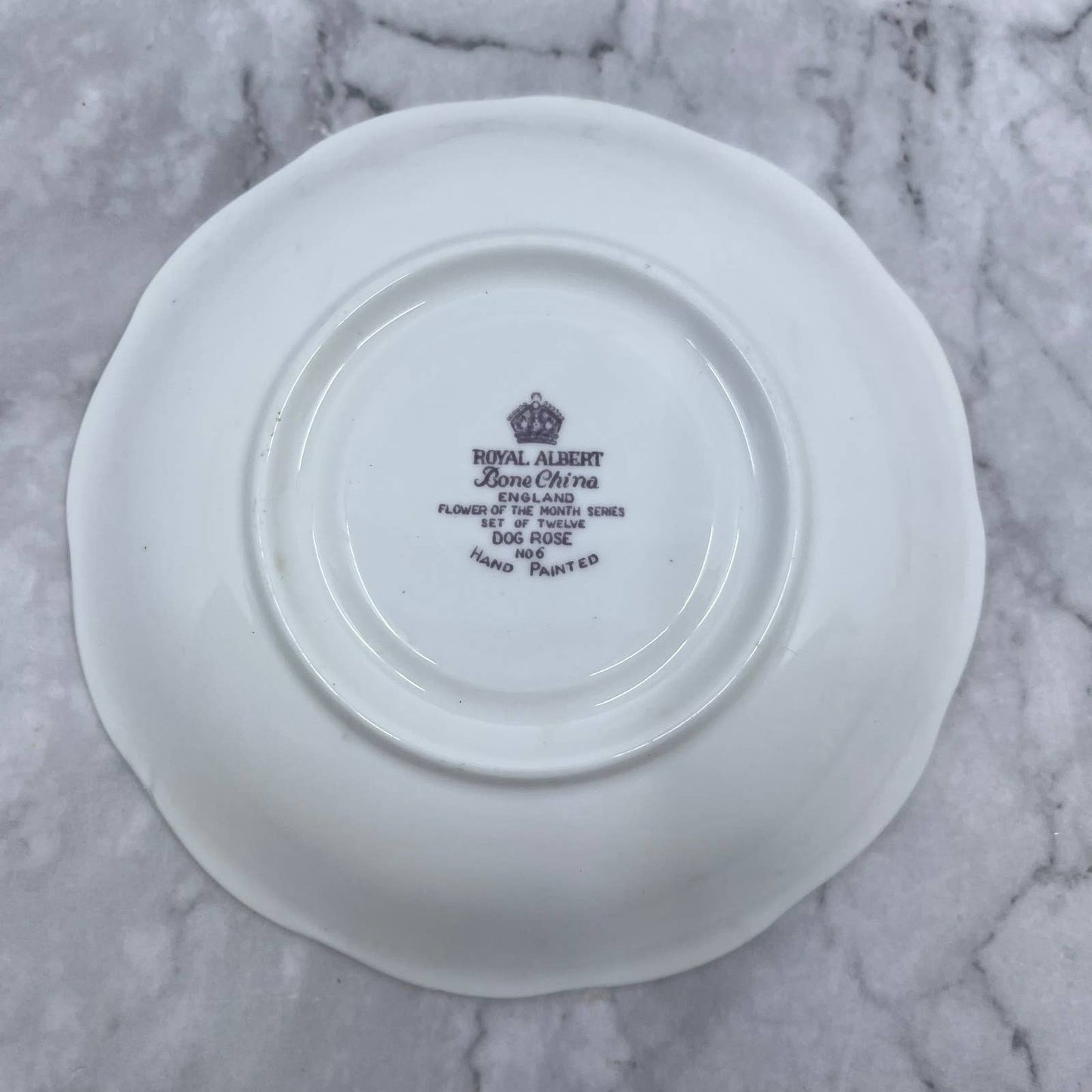 Vintage Fine China Saucer ONLY Royal Albert tea cup "Dog Rose" TA7-4