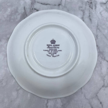 Vintage Fine China Saucer ONLY Royal Albert tea cup "Dog Rose" TA7-4