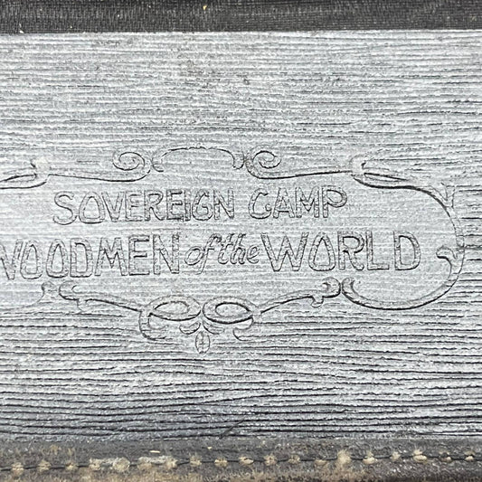 1920s Woodmen of the World Leather Wallet SD3