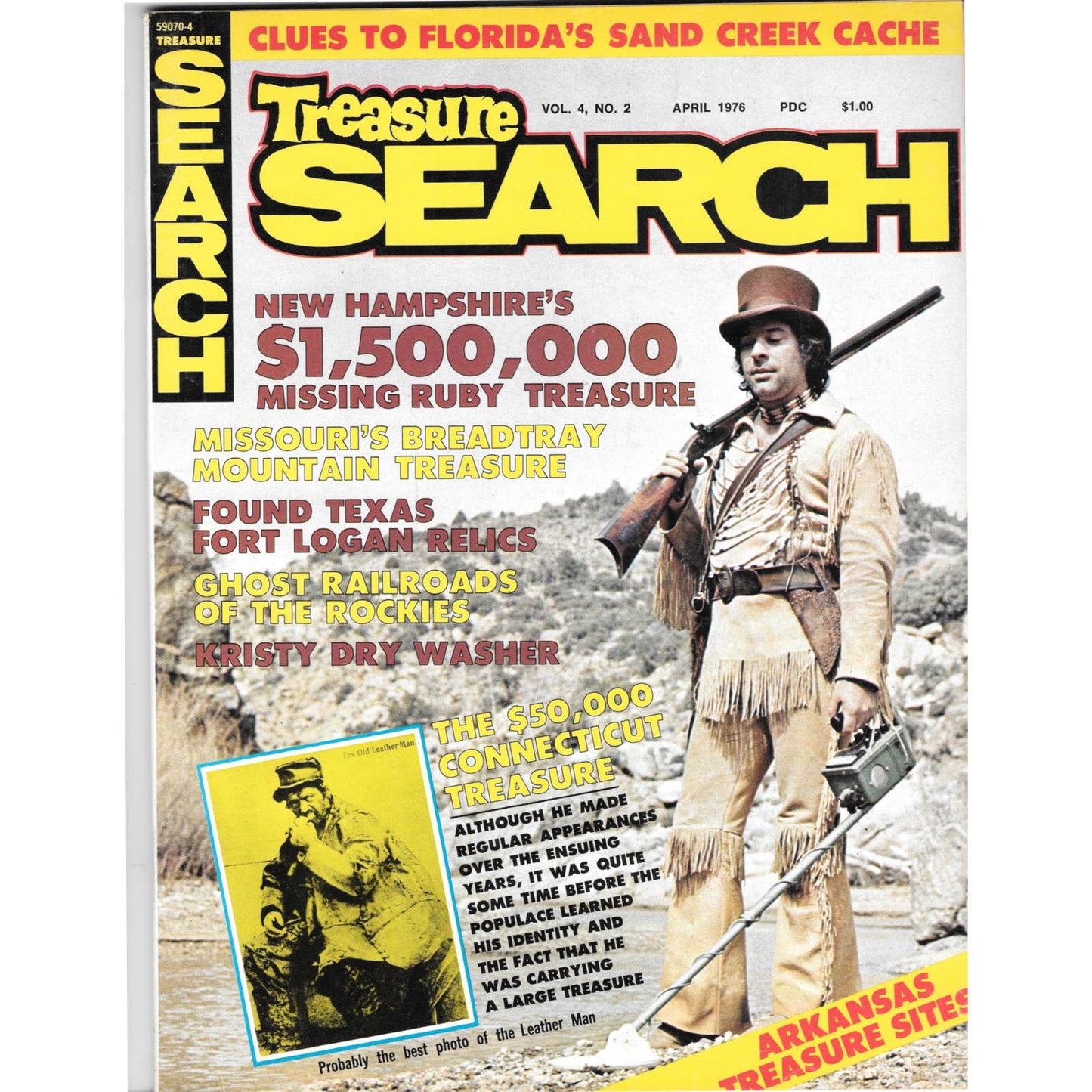 Treasure Search Magazine - Treasure Hunting Metal Detecting April 1976 M3