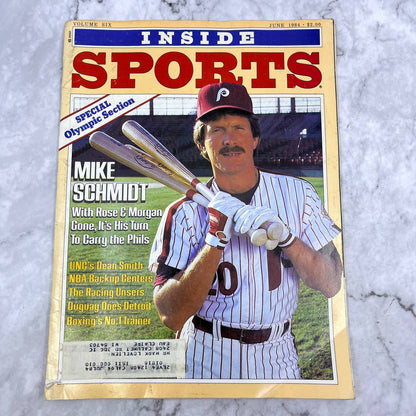 INSIDE SPORTS MAGAZINE - June 1984 - Mike Schmidt Philadelphia Phillies MVP TJ3
