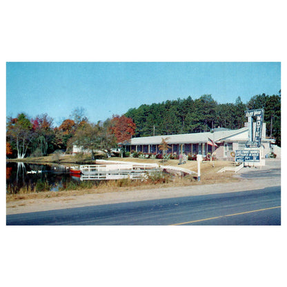 Lake View Motel Hwy 15 Harrisville SC JF Lemmon MW Reichhart - Postcard TJ8-1