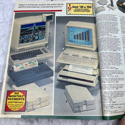 Sears Christmas Wish Book 1986 Catalog Cheryl Tiegs Barbie Rambo Legos NFL S3