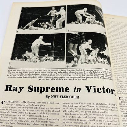 1949 Nov - The Ring Boxing Magazine – Laurent Dauthille Cover Louis Robinson TA5