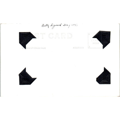 View of 5th Avenue Miramar Suburb Havana Cuba RPPC Original Postcard TK1-P16