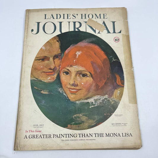 The LADIES HOME JOURNAL Magazine July 1927 Guy Hoff Painting TH6